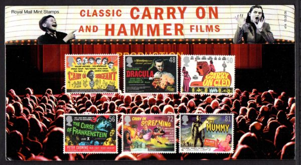 2008 Carry On & Hammer Film Posters Presentation Pack