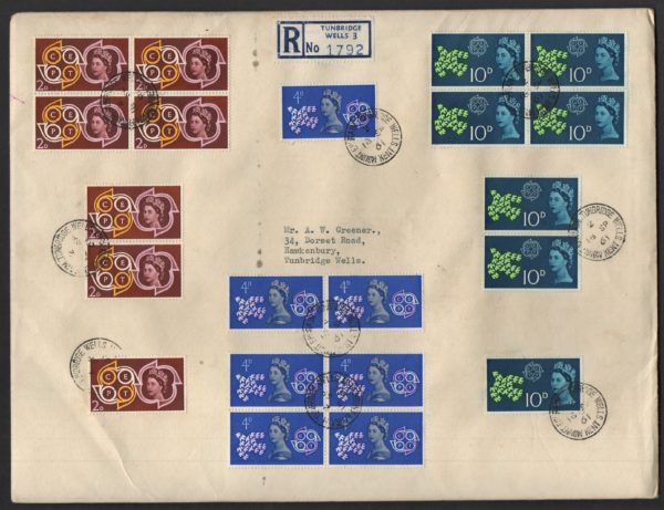 1961 CEPT (large format) FDC