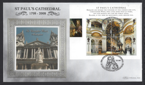 2008 Cathedrals MS2847 FDC