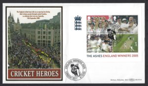 2005 England`s Ashes Victory MS2573 Benham FDC