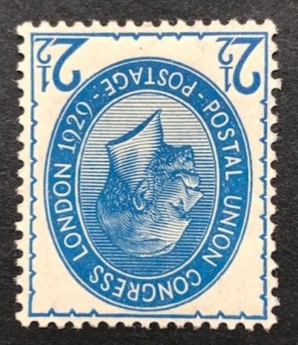 KGV sg437wi 2½d blue (inverted watermark) lightly mounted mint